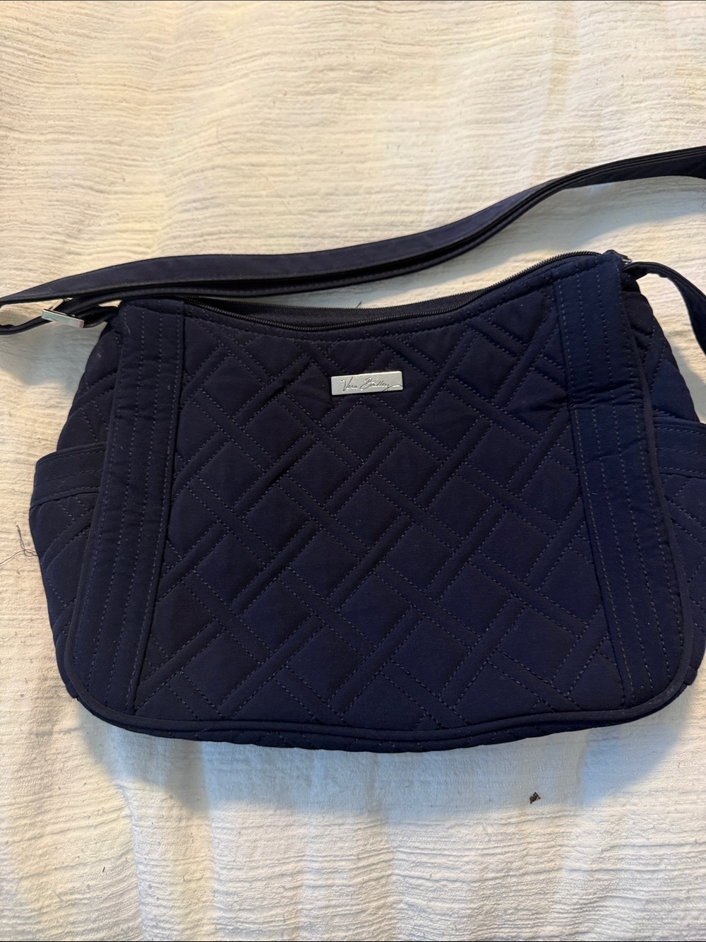 Vera Bradley Dark Navy Quilted Crossbody Bag